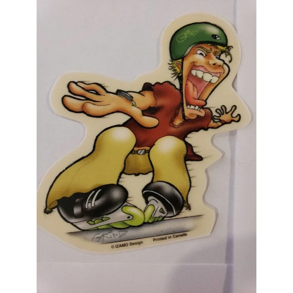 90s y2k Vintage Izamo skateboard Sports Vending Machine Stickers Full Set Of 9